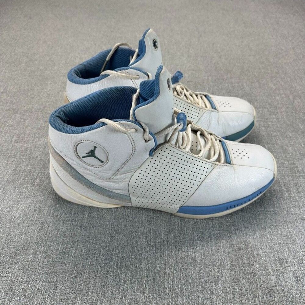 VTG Nike Air Jordan 2000 Jumpman Team Shogun Shoes 136054-141 White Blue Men 14